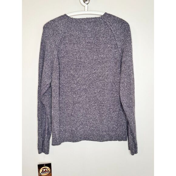 NWT Vintage Woolrich Women Purple Zip Sweater XL Knit Cottage Outdoor Heritage - Picture 8 of 8